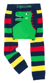 Zoocchini Baby Leggings & Socken Set, Devin der Dinosaurier