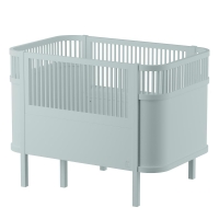 Sebra Bett, Baby & Junior, Mist Green