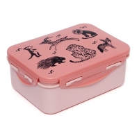 Petit Monkey Lunch Box, Black Animals