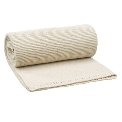 Fresk gestrickte Decke 80x100 - Uni Cream