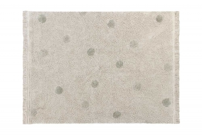 Lorena Canals Kinderteppich, Hippy Dots Natural, 120 x 160 cm