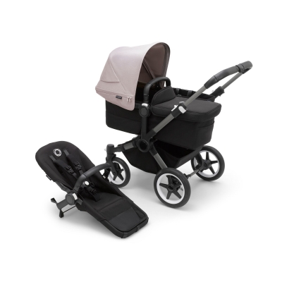 Bugaboo Donkey 5 Mono, Nebelwei/Schwarz/Graphit