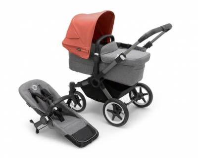 Bugaboo Donkey 5 Mono, Morgenrot/Grau meliert/Graphit