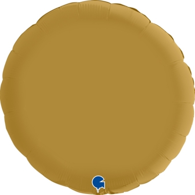 Grabo Folienballon Round Satin, Gold 90cm/36