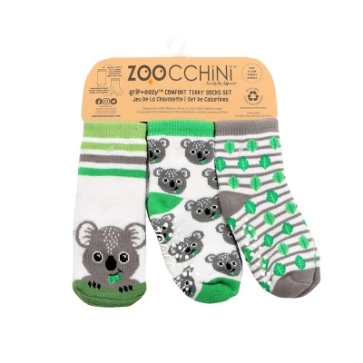 Zoocchini 3er Pack Sckchen (0-24 M), Kai der Koala