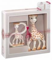 Geschenkset Sophie La Giraffe, Giraffe + Beissring