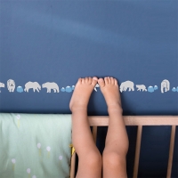 MIMIlou Wandsticker Bordre 5 m, Polar Bears